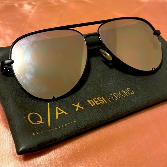 Quay Australia Accessories High Key Blacksilver X Desi Perkins